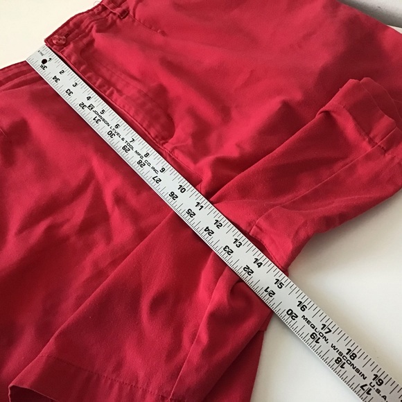 Shorts 16 Red High Rise EUC Jennifer Moore - Picture 6 of 7